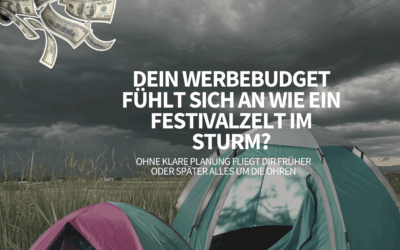 Warum dein Werbebudget sich anfühlt wie ein Festivalzelt im Sturm!⛈️🏕️